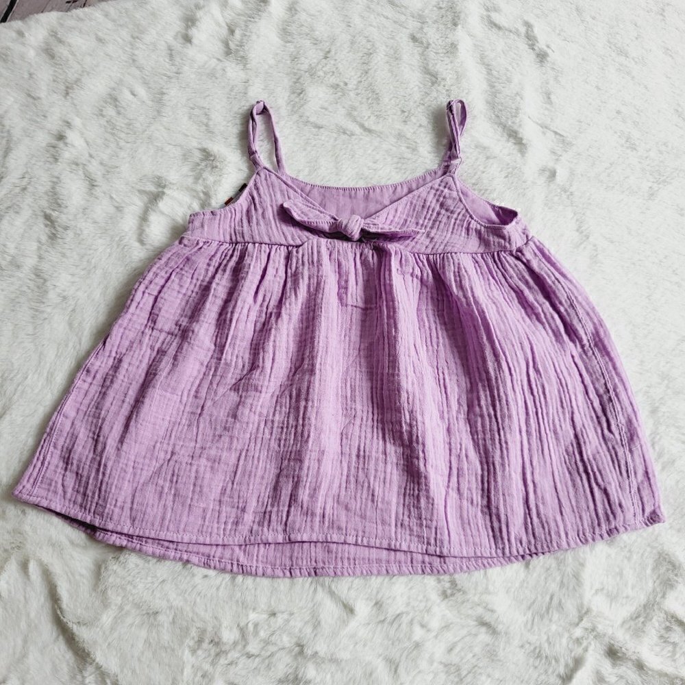 Cat & Jack Girls' Gauze Shirt, 3KIDX-AL - Picture 3 of 4